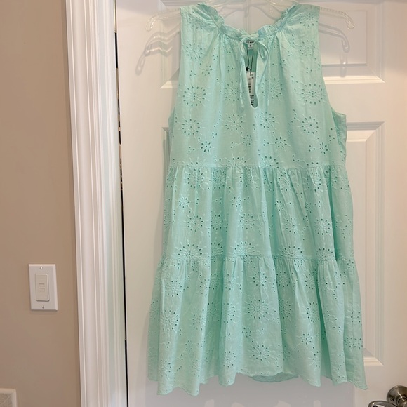 Steve Madden Dresses & Skirts - STEVE MADDEN BB Dakota The Papaya Babydoll Dress Aqua Green Size S NWT